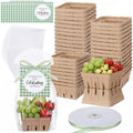 Suclain 30 Sets Farmers Market Party Favors Berry Basket Kit by Suclain