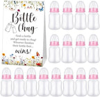 TrelaCo 20 Pcs Bottle Chug Game, Wildflower Baby Shower Favors, Pink by TrelaCo