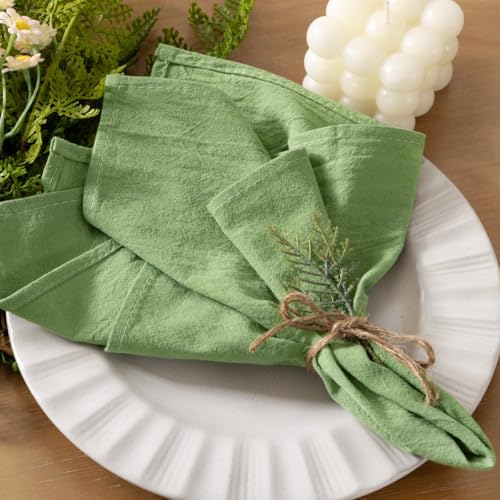 Cloth Napkins Fall Washable Reusable Linen Wedding Party Home Table Decor by Socomi