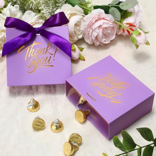 DOYIDE 120 Pack Small Thank You Gift Bags, Party Favor Bags with Bow Ribbon - Image 2