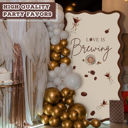 Leinuosen 6ft Espresso Martini Birthday Cardboard a Tini Bit Older Party Cardboard Cutouts Birthday Party Cutout Stand Decor for a Baby is Brewing Baby Bridal Shower Supplies - Image 5