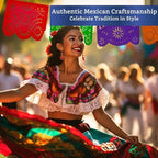 Papel Picado Banner 5-pk - Mexican Party Banners - Fiesta Party Decorations - Image 6