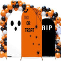 3 Pcs (6ft/5ft/4ft) Halloween Arch Backdrop Trick or Treat Decor Spider Ghost Backdrop for Halloween Parties Patio Decor Reusable Halloween Party Photo Backdrop (4 5 6 FT Halloween) by Unknown