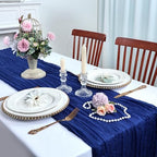 12 Pack Royal Blue Cheesecloth Table Runner 10Ft 23 x 120 Inch - Image 5