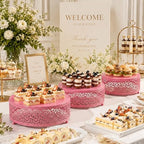 3Pcs Metal Food Risers, Buffet Table Display Stand - Image 3