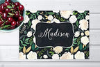 Andaz Press Custom Personalized Disposable Paper Placemats, 12 x 18 Inch, Set of 25, Custom White and Green Floral, Tableware, Dining, Table Setting for Wedding, Bridal Shower, Baby Shower, Holiday - Image 4
