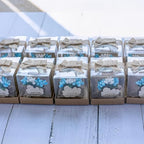 50 Piece Set Wooden Tealight Candle Holders, Baby Shower Party Favors, Party Favors for Guests, Return Gift for Guests,Fiesta Baby Shower Regalos para los invitados,Boy Baby Gender Reveal. (Blue) - Image 2