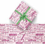 AOFUN Birthday Wrapping Paper - Personalized Gift Wrapping Paper for Men - 1st Birthday - 3 Rolls, 58" x 23" Each - Image 2