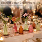 TBWIND 24pcs Colorful Glass Bud Vases Set - Image 4