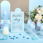 Roowest Bottle Chug Baby Shower Games Favors, Blue, Elephant - Image 5
