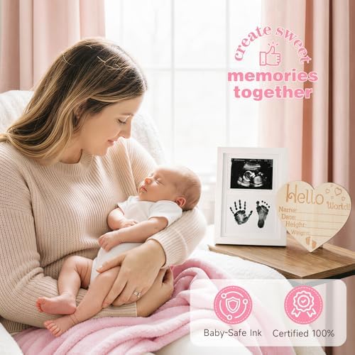 iAOVUEBY Baby Shower Gifts Basket, Baby Girl Gifts & Newborn Essentials Infant First Mileston Keepsakes Blanket Cloths Toy, All-in-One New Baby Girl Gift Set Basket - Image 4