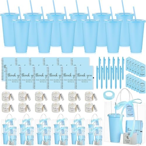 Nuogo 12 Sets New Parent Shower Prizes, Blue Color, Classic Style by Nuogo