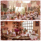 Cielito Lindo Party Favors, 12 Set, Pink, Handleless - Image 4