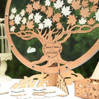 Personalized Fall Maple Tree Drop Box Wedding Guest Book Alternative - Image 2