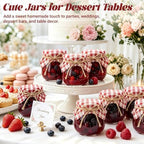 3.4 oz Small Glass Jars with Lids 12PCS, Mini Yogurt Jars for Jam - Image 7