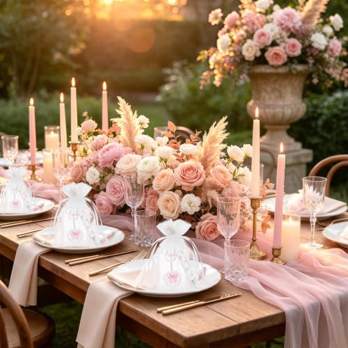 96 Pcs Pink Bow Baby Shower Favors for Guest 24 Set Bow Coquette Notebook and Pen with Keychain & Gift Bag, Girls Pink Party Supplies Bridal Shower Gender Reveal Gifts Birthday Party Decorations - Image 7