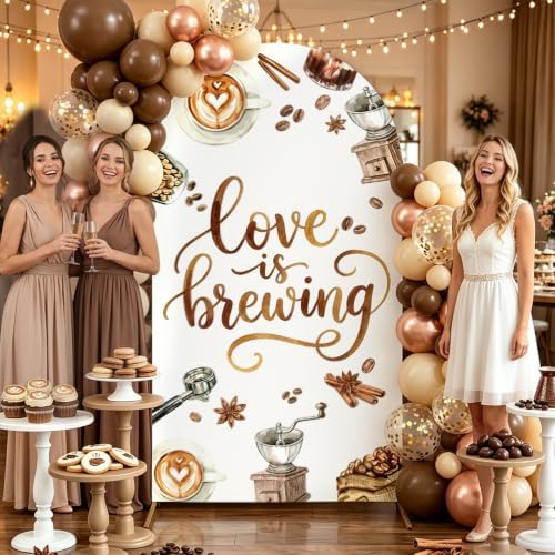 Serencatcher 7.2ft Love Brewing Arch Backdrop Cover - Image 5