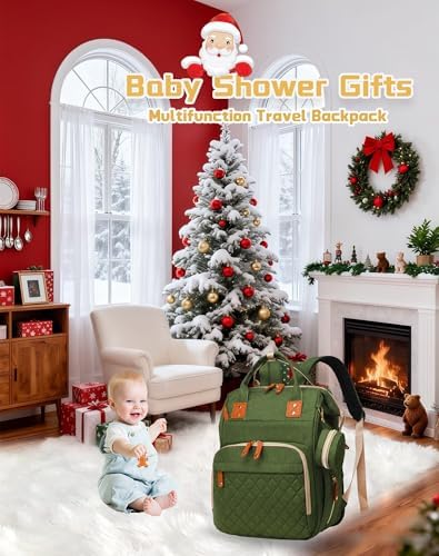 Diaper Bag with Changing Station, Baby Backpack with Foldable Changing Pad - Image 6