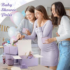 Reallnaive 61 Pcs Baby Shower Prizes for Game Winners, Purple - Image 4