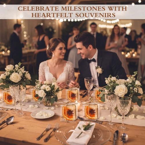 MTLEE 16 Pack Wooden Tealight Candle Holder Kit Guest Gifts, Rustic - Image 6