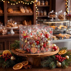 ReliThick 50 Pcs Christmas Clear Favor Boxes 3x3x3 Inch, Xmas Candy Box - Image 5