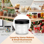 QAPPDA 4oz Mini Mason Jars, 40 Pack Small Glass Jars with Lids - Image 5