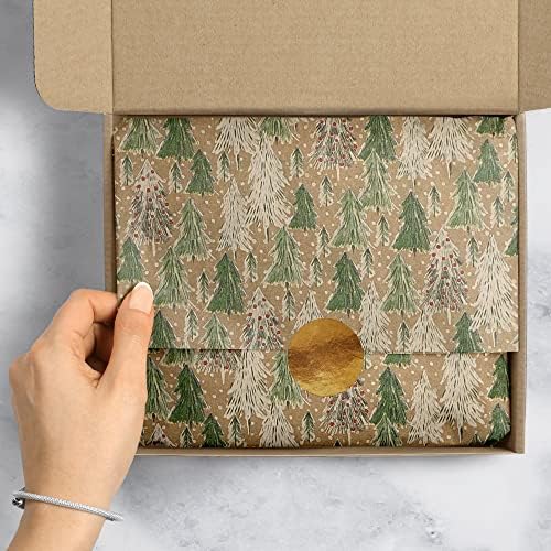 Jillson Roberts Premium Bulk 20" x 30" Printed Tissue for Wrapping and Gift Bags, Opulent Tree, 240 Sheets - Image 4