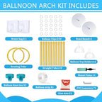 Balloon Arch Kit for Wedding Decoration 8.2FT & 6FT - Image 3