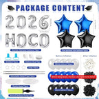 2 Sets Homecoming 2026 Balloon Column Stand Party Decorations Kits with Balloons Class of 2026 Hoco Balloon Tower Stand Kit for Homecoming Prom Party Photo Booth Props Backdrop Decor Party Supplies - Image 6