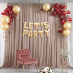 20ft x 10ft Taupe Backdrop Curtain Drapes, Wrinkle-Free Sheer Chiffon Fabric Photo Backdrop Panels for Wedding Arch Party Ceremony Stage Photo Backgrounds - Image 3