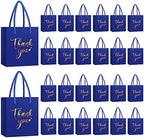 Honoson 60 Pcs Mini Thank You Gift Bag with Handle Bulk,Royal Blue by Honoson