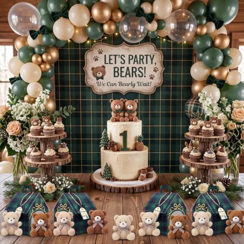 Maitys 48 Pcs Tartan Plaid Bear Baby Shower Favor Gifts - Image 4