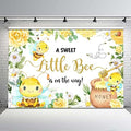 Avezano A Sweet Little Bee is on The Way Backdrop Honeycomb Bee Baby Shower Background Party Decorations for Girls Photoshoot Props 10 x 8 ft by AVEZANO