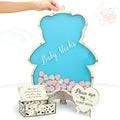 Personalized Baby Shower Guest Book Alternatives, Customizable Wooden Teddy Bear Baby Shower Sign in Guest Book, We Can Bearly Wait 1st Birthday Guest Book Alternatives by Unknown
