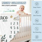 Personalized Baby Milestone Blanket for Boys Girls Baby Month Blanket- First Year Calendar Monthly Growth Chart - Dinosaur Halloween Birthday Gifts for Infant Todder(FixedSize) - Image 6