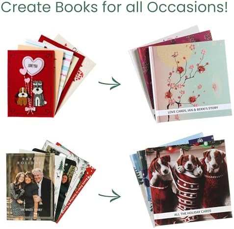 Cardkive Greeting Card Organizer Book - We Transform Cards into a Keepsake Book Gift - Perfect for Birthday, Holiday, Graduations, Baby Showers, etc. (Recycle Cards) - Image 6