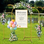 Metal Arch Backdrop Stand, Set of 3 (4/5/6ft) Wedding Arch Stand - Image 6