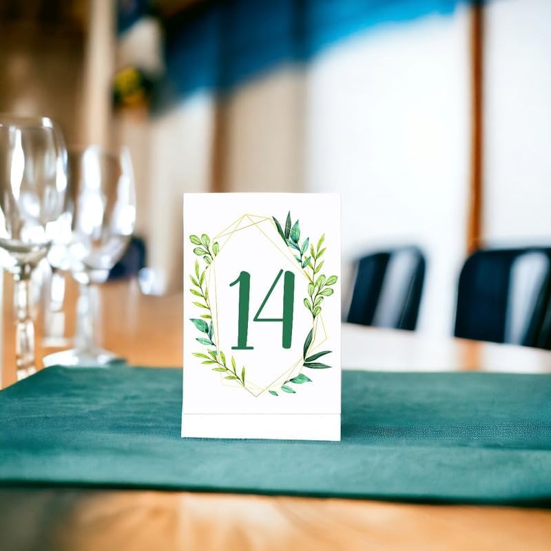 Wedding Art Wedding Table Number Cardss 1-100 Double Sided For Reception Event Party Baby Shower Birthday 4x6 - Image 2