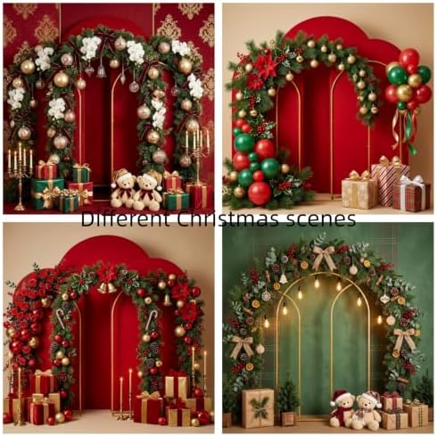 3PCS Metal Arch Backdrop Stand,6+6.6+7.2FT with Covers,Balloon Arch Stand - Image 4