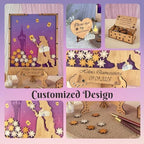 Quinceanera Guest Book Alternative Princess Drop Top Frame Lantern Tokens - Image 5