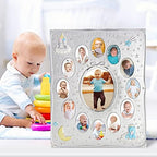 Baby's First Year Picture Frame, First Year By Month,Baby Picture Frame - Image 5
