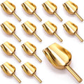 Roshtia 12 Pcs Gold Ice Scoops, Candy Scoops for Buffet Jars, 8 oz by Roshtia