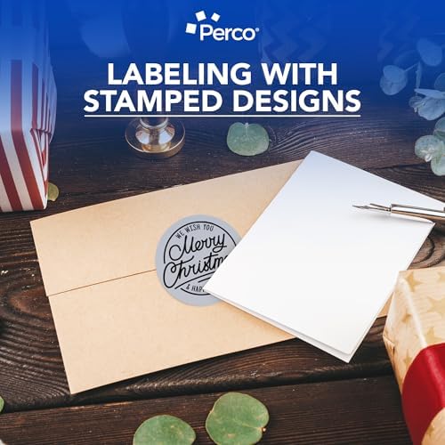 Perco Metallic Silver Perforated Round Circle Dot Sticker 4-Inch Labels — 3 Rolls, 1,200 Stickers - VIP, Priority & Modern Display Labels, Event Signage & Identification - Made in USA - Image 5