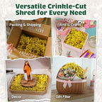 10LB Yellow Crinkle Paper Filler USA Made - Image 2