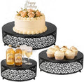 3Pcs Metal Food Risers, Buffet Table Display Stand by ihomecooker
