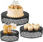 3Pcs Metal Food Risers, Buffet Table Display Stand by ihomecooker