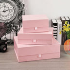5 Pcs Pink Gift Box 8x8x4 Inches Small Gift Boxes for Presents with Magnetic Closure Lid Luxury Collapsible Gift Box Bridesmaid, Wedding, Birthday Boxs for Gift Packaging - Image 6