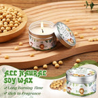 Threlaco 50 Pcs Baby Shower Candles, Party Favors, Jungle Animals - Image 3