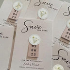 100 Pcs Baby's Breath Adhesive Wax Seal Stickers White Dry Floral Backing Envelope Seals Perfect for Wedding Invitations,Bridal Shower Party - Image 5