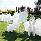 1 Pack White Wedding Easel Stand 57'' Display Stand, Classic - Image 4